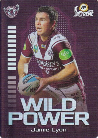 2016 NRL Xtreme Wild Power - WP06 Jamie Lyon Manly Sea Eagles