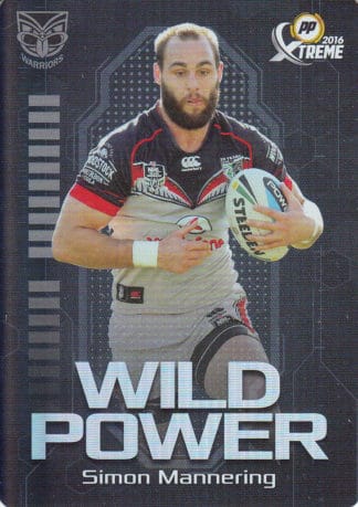 2016 NRL Xtreme Wild Power - WP15 Simon Mannering Warriors