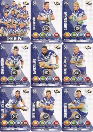 2016 NRL Xtreme Base Team Set - Canterbury Bulldogs