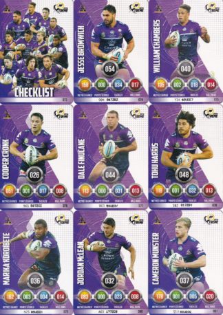 2016 NRL Xtreme Base Team Set - Melbourne Storm