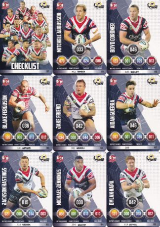 2016 NRL Xtreme Base Team Set - Sydney Roosters