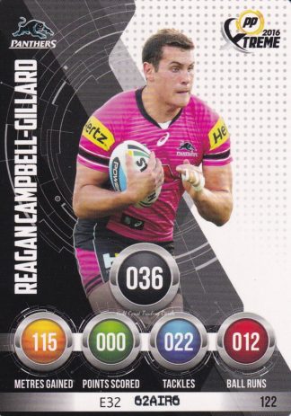 2016 NRL Xtreme Common Card - Base 122 Reagan Campbell-Gillard Penrith Panthers