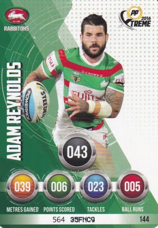 2016 NRL Xtreme Common Card - Base 144 Adam Reynolds South Sydney Rabbitohs