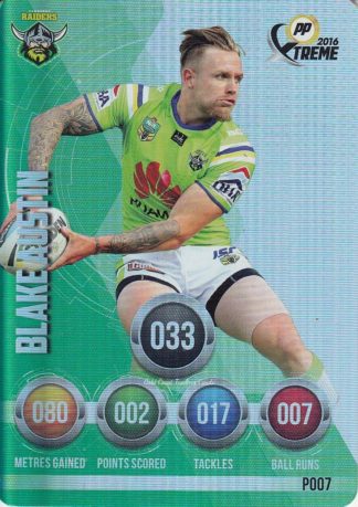 2016 NRL Xtreme Parallels - P07 Blake Austin Canberra Raiders