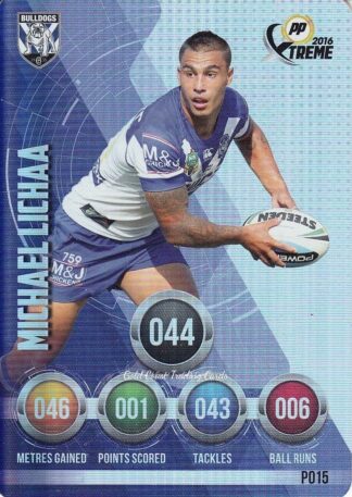 2016 NRL Xtreme Parallels - P15 Michael Lichaa Canterbury Bulldogs