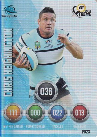 2016 NRL Xtreme Parallels - P23 Chris Heighington Cronulla Sharks