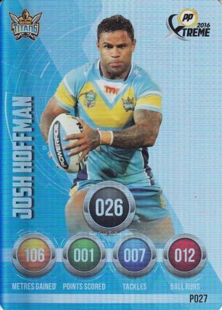 2016 NRL Xtreme Parallels - P27 Josh Hoffman Gold Coast Titans