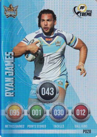 2016 NRL Xtreme Parallels - P28 Ryan James Gold Coast Titans