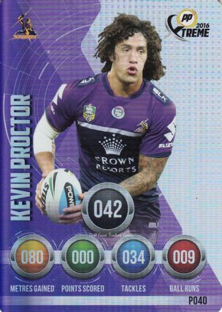 2016 NRL Xtreme Parallels - P40 Kevin Proctor Melbourne Storm