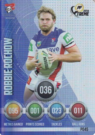 2016 NRL Xtreme Parallels - P45 Robbie Rochow Newcastle Knights