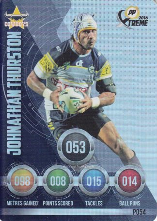 2016 NRL Xtreme Parallels - P54 Johnathan Thurston North Qld Cowboys