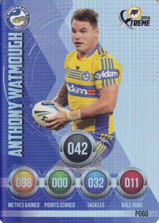 2016 NRL Xtreme Parallels - P60 Anthony Watmough Parramatta Eels