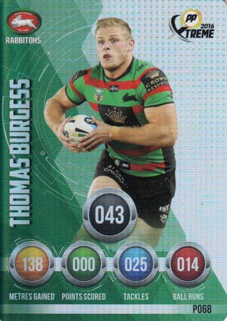 2016 NRL Xtreme Parallels - P68 Thomas Burgess South Sydney Rabbitohs
