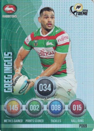 2016 NRL Xtreme Parallels - P69 Greg Inglis South Sydney Rabbitohs