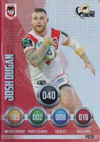 2016 NRL Xtreme Parallels - P75 Josh Dugan St George Dragons