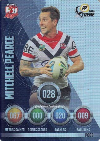 2016 NRL Xtreme Parallels - P83 Mitchell Pearce Sydney Roosters