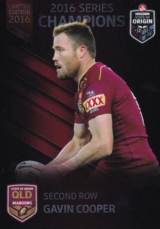 2016 Series State Of Origin Champions - SOO03 Gavin Cooper