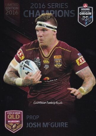 2016 Series State Of Origin Champions - SOO10 Josh McGuire