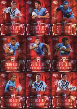 2016 NRL Elite Ruby Mojo - MR05 Gold Coast Titans Team Set