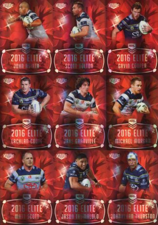 2016 NRL Elite Ruby Mojo - MR09 North QLD Cowboys Team Set