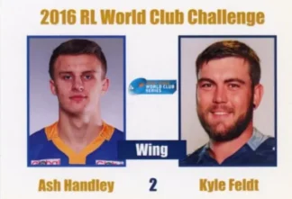 2016 World Cup Challenge - Card 02 Ash Handley & Kyle Feldt