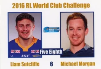 2016 World Cup Challenge - Card 06 Liam Sutcliffe & Michael Morgan