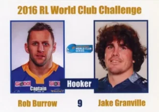 2016 World Cup Challenge - Card 09 Rob Burrow & Jake Granville