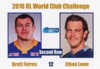 2016 World Cup Challenge - Card 12 Brett Ferres & Ethan Lowe