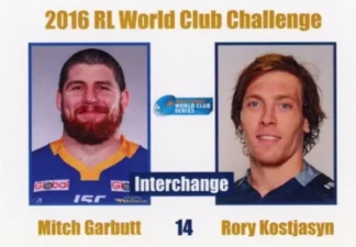2016 World Cup Challenge - Card 14 Mitch Garbutt & Rory Kostjasyn