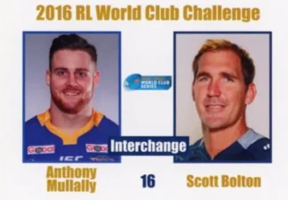 2016 World Cup Challenge - Card 16 Anthony Mullally & Scott Bolton