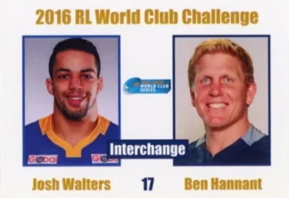 2016 World Cup Challenge - Card 17 Josh Walters & Ben Hannant