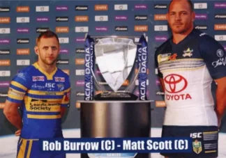 2016 World Cup Challenge - Card 21 Captains Rob Burrow & Matt Scott