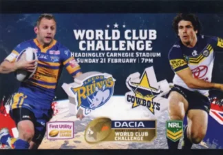 2016 World Cup Challenge - Card 29 WCC Leeds vs North Qld Cowboys