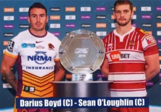 2016 World Cup Challenge - Card 34 Captains Darius Boyd & Sean O'Loughlin