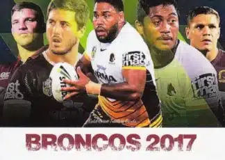 2017 Brisbane Broncos Promotional Card