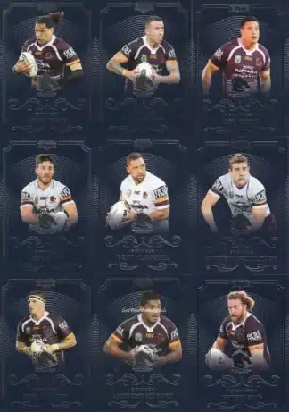 2017 NRL Elite Base Team Set - Brisbane Broncos