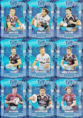 2017 NRL Elite Sapphire Mojo Set - Brisbane Broncos Team Set
