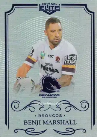 2017 NRL Elite Silver Specials - SS006 Benji Marshall Brisbane Broncos