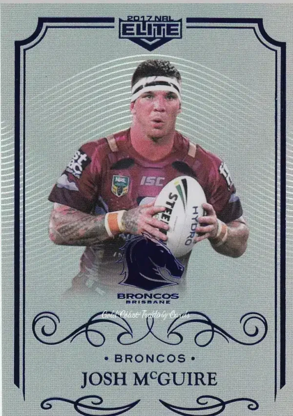 2017 NRL Elite Silver Specials - SS008 Josh McGuire Brisbane Broncos