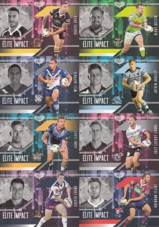 2017 NRL Elite Impact -  Full Set 64 Cards