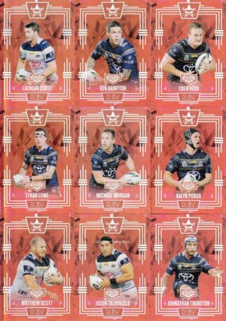 2017 NRL Elite Ruby Mojo Set - North QLD Cowboys Team Set