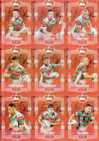 2017 NRL Elite Ruby Mojo Set - South Sydney Rabbitohs Team Set