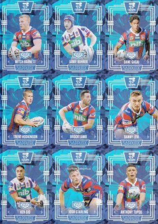 2017 NRL Elite Sapphire Mojo Set - Newcastle Knights Team Set