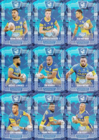 2017 NRL Elite Sapphire Mojo Set - Parramatta Eels Team Set