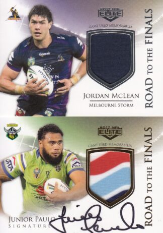 2017 NRL Elite Road To Finals Jersey Patch