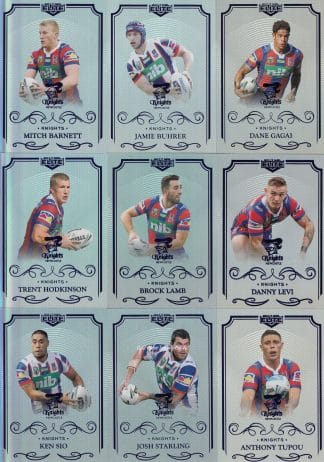 2017 NRL Elite Silver Special Team Set - Newcastle Knights