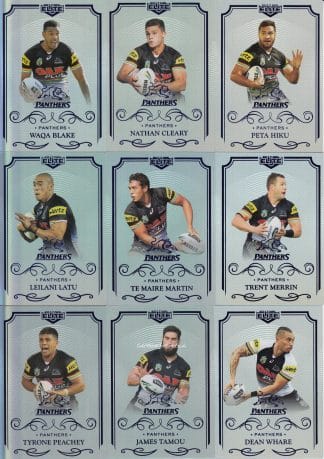 2017 NRL Elite Silver Special Team Set - Penrith Panthers