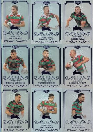 2017 NRL Elite Silver Special Team Set - South Sydney Rabbitohs