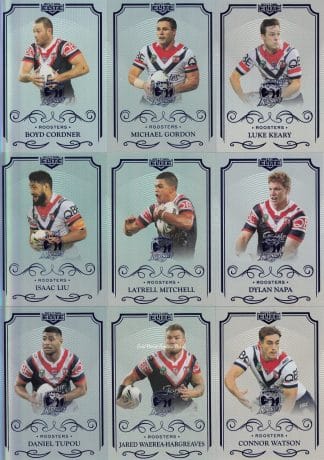2017 NRL Elite Silver Special Team Set - Sydney Roosters