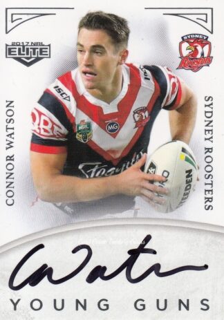 2017 NRL Elite Young Guns Signature - YG14 Connor Watson Sydney Roosters